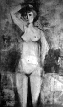 Desnudo, Ã³leo sobre tela, 1972.