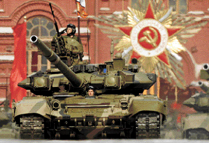Desfile militar. Rusia busca mostrar su capacidad de defensa ante el mundo, tras el fin del régimen soviético.