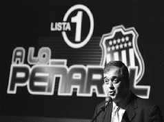 En carrera. Rodríguez Puppo presentó su candidatura a la presidencia de Peñarol con miras a las próximas elecciones.