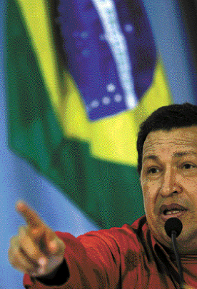 Presidente venezolano. El gobierno de Chávez ajusta su política económica.