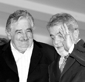 Lula y Pepe. Volverán a encontrarse el 3 de mayo, en Uruguay.