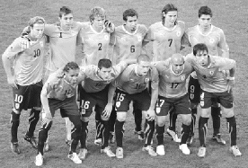 Charrúas. La Selección Uruguaya estará en homenaje a chilenos.